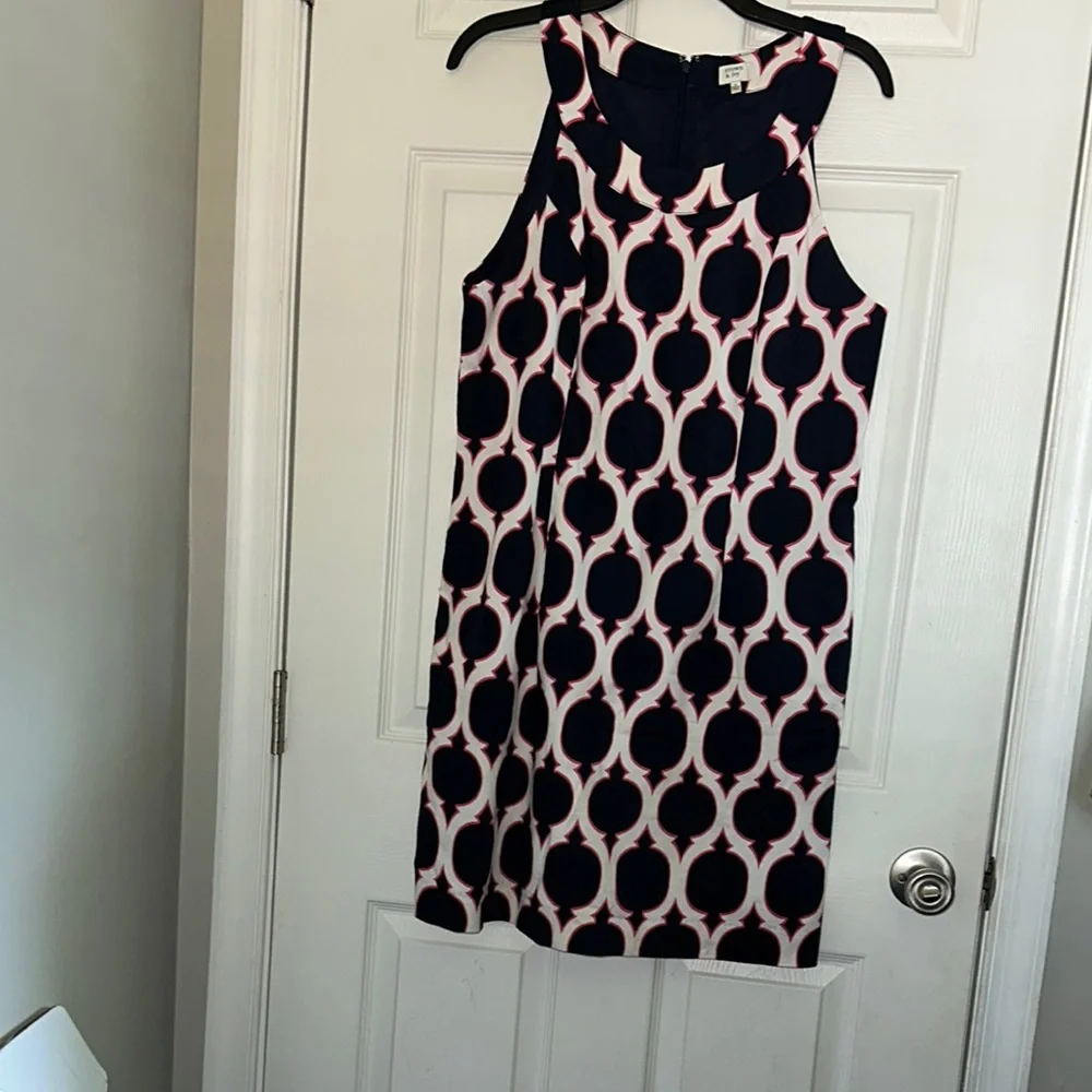 Crown & Ivy Blue and Black Halter Sheath Dress - Picture 2 of 4